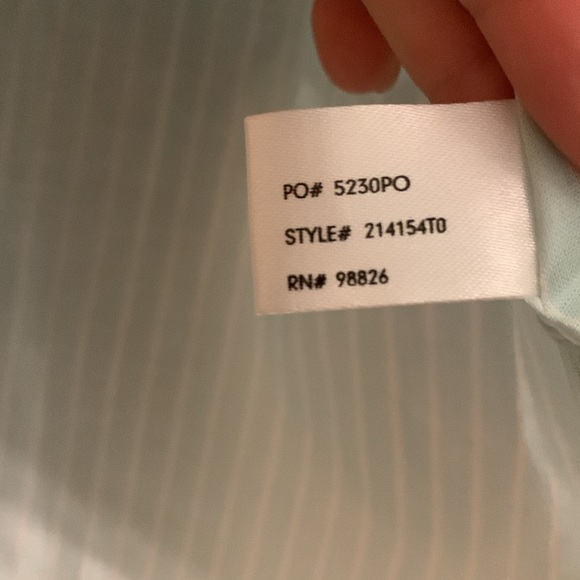 NWT US Polo Association Women’s Stripped Long Sleeve Button Down Shirt Sz Large - Picture 4 of 6